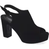 Cordani Tess Slingback Platform Sandal In Black