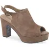 Cordani Tess Slingback Platform Sandal In Brown