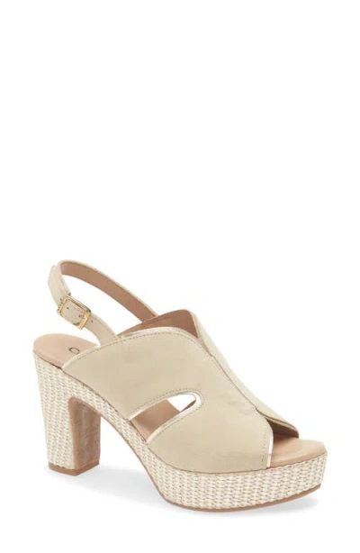 Cordani Toni Lamina Slingback Sandal In Neutral