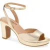 Cordani Vita Ankle Strap Platform Sandal In Silver
