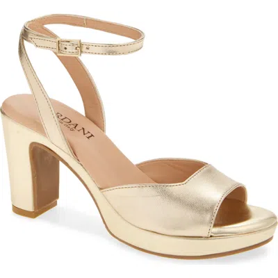 Cordani Vita Ankle Strap Platform Sandal In Silver