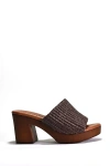 Cordani Waylin Wood-bottom Heels In Brown