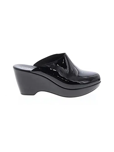 Pre-owned Cordani Wedges In Black