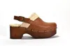 Cordani Wenna Clog In Cuoio Leather In Multi