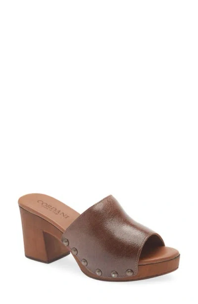 Cordani Whitley Block Heel Sandal In Stark Sigaro