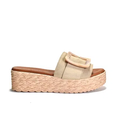 Cordani Women's Beckett Sandal In Sand Arena Suede In Multi