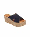 Cordani Bella Espadrille Wedge Sandal In Blue