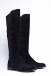 Cordani Women's Bethanie Knee High Boot In Black Suede In Black