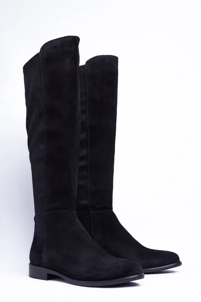 Cordani Women's Bethanie Knee High Boot In Black Suede