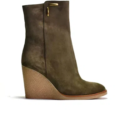 Cordani Women's Floriana Heeled Boots In Militare Suede In Multi