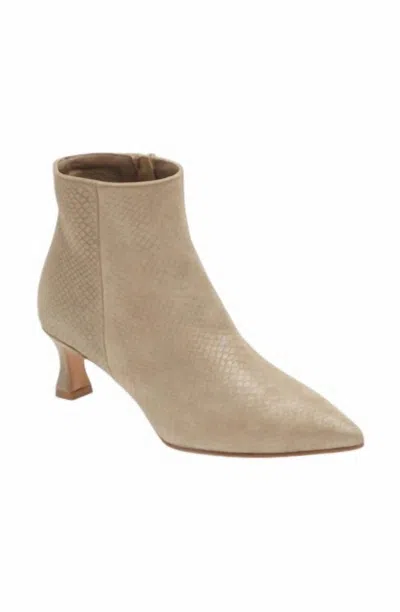 Cordani Women's Garvie Pointed Toe Leather Bootie In Beige