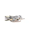 Cordani Women's Imani Metallic Sandal In Argento In Silver