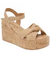 Cordani Women's Jaylin Wedge In Natural In White