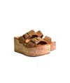 Cordani Jayne Platform Wedge Slide Sandal In Multi