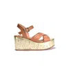 Cordani Liona Ankle Strap Platform Sandal In Brown