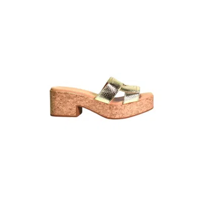 Cordani Women's Marley Leather Slip On Sandal In Platino In Multi
