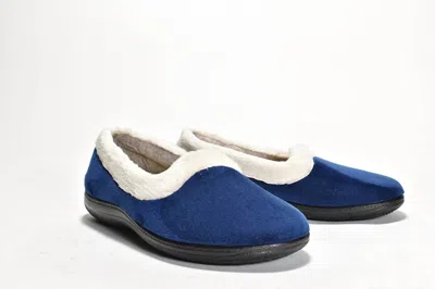 Cordani Women's Meena Faux Fur Slipper In Blue Plush In Multi