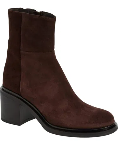 CORDANI WOMEN'S SUEDE BOOTIE IN CHOCOLATE