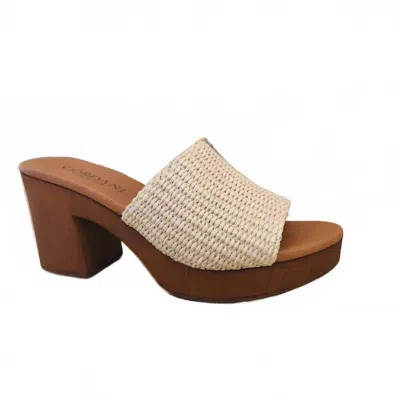 Cordani Women's Waylin Sandal In Beige Raffia In Multi