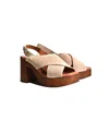 Cordani Wendy Slingback Platform Sandal In Brown