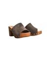 Cordani Whitley Block Heel Sandal In Grey