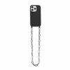 Cordée Cases Black / Silver Phone Chain Set Black Magsafe In Silver
