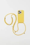 Cordée Cases Cairo Iphone Case + Crossbody Strap Set In Butter Yellow At Urban Outfitters In Yellow