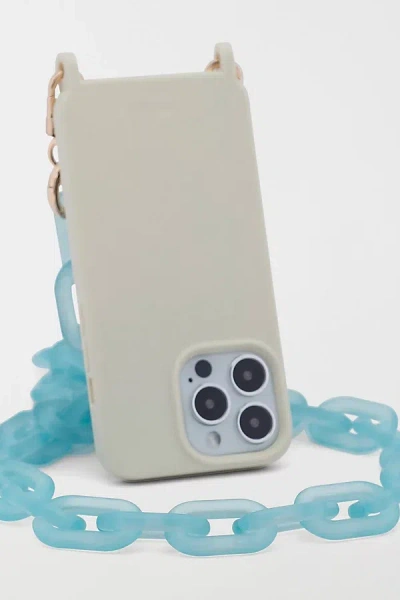 Cordée Cases Icy Phone Chain In Sky Blue At Urban Outfitters