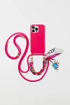 Cordée Cases Lima Iphone Case + Crossbody Strap Set In Pink At Urban Outfitters