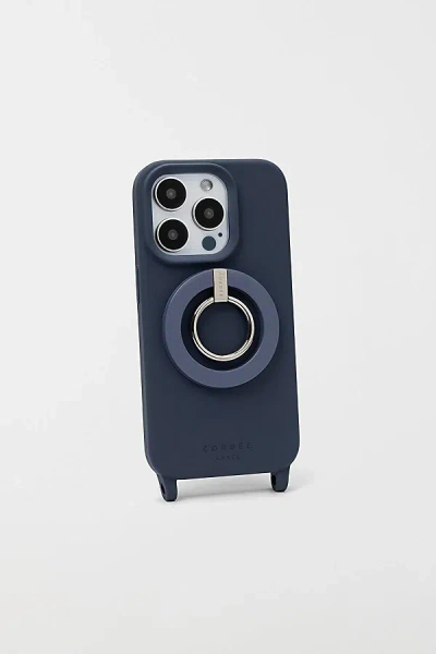 Cordée Cases Magnetic Mag-safe Iphone Ring Holder In Midnight Blue At Urban Outfitters In Black