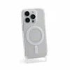 Cordée Cases Neutrals / White Clear Iphone Case Magsafe In Metallic