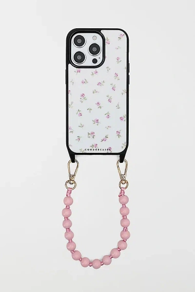Cordée Cases Peony Picnic Iphone Case + Wristlet Set In Blush At Urban Outfitters In Orange
