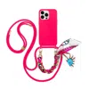 Cordée Cases Pink / Purple Lima Phone Strap Set Pink In Pink/purple