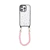 Cordée Cases Pink / Purple / White Peony Picnic Phone Wristlet Set Blush Magsafe In Pink/purple/white