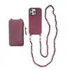 Cordée Cases Scarlett 3-piece Crossbody Phone Case Set Burgundy / Red In Red
