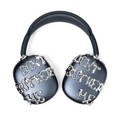 Cordée Cases Silver Don't Bother Me Chrome Airpods Max Case In Blue