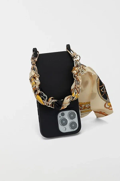 Cordée Cases Sophie Phone Scarf Wristlet In Beige At Urban Outfitters In Black