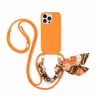 Cordée Cases Yellow / Orange Lima Phone Strap Set Orange In Yellow/orange