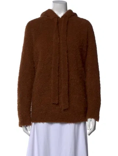 Pre-owned Cordera Alpaca Crew Neck Sweater In Brown