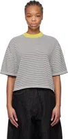 Cordera Cotton Striped T-shirt Lime In Lima