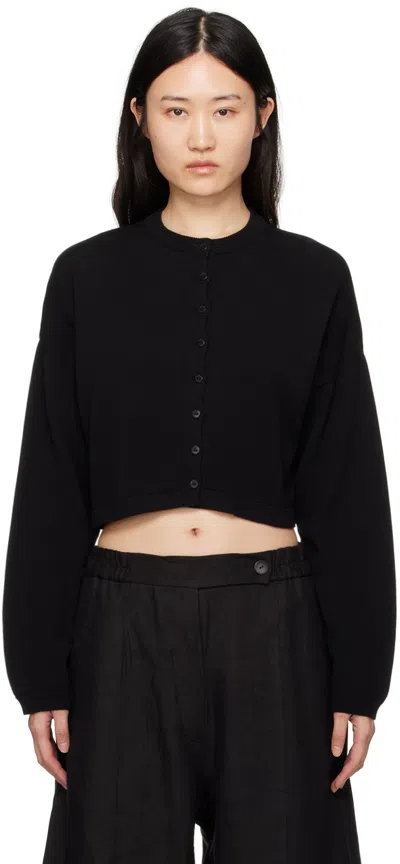 Cordera Black Cropped Cardigan