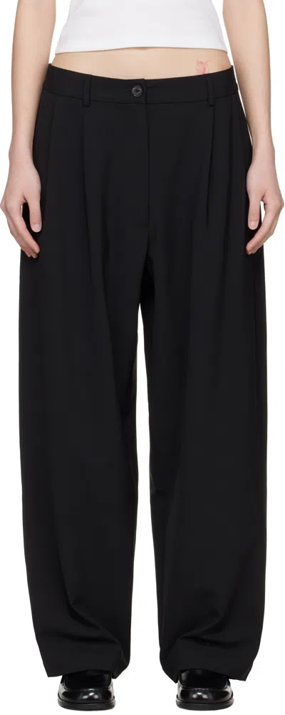 Cordera Black Tailored Masculine Trousers