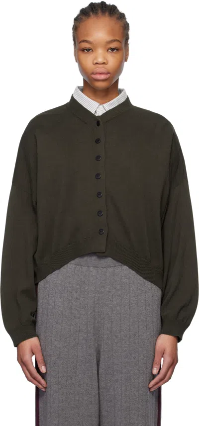Cordera Brown Cotton & Cashmere Cardigan