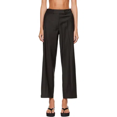 Cordera Brown Low Rise Virgin Wool Trousers
