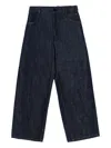 Cordera Button-fastening Trousers In Blue