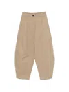 Cordera Buttoned Trousers In Brown