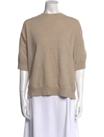 Pre-owned Cordera Cashmere Crew Neck Sweater In Neutral