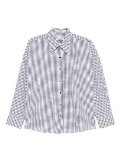 Cordera Checked Button Shirt In Blue