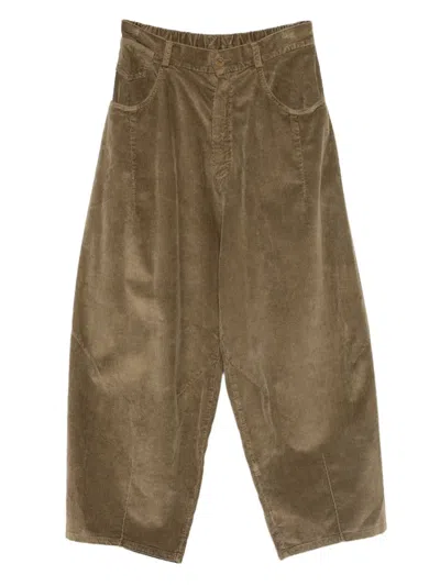 Cordera Corduroy Trousers In Brown