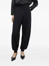 Cordera Cotton Knit Trousers In Black